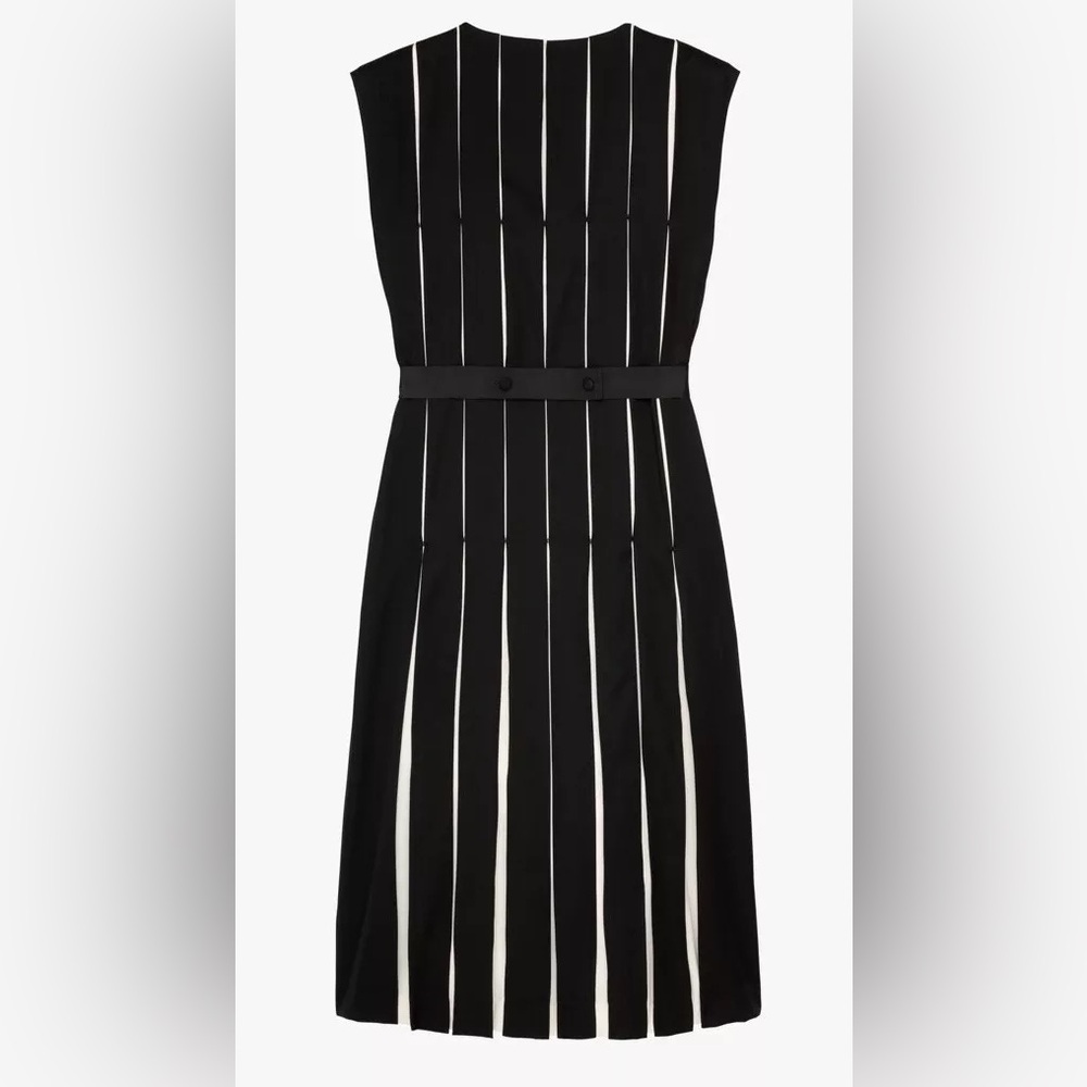 Zara LIMITED EDITION WOOL BLEND BOX PLEAT DRESS. Black. Size XS. New with Tags. - Picture 17 of 17